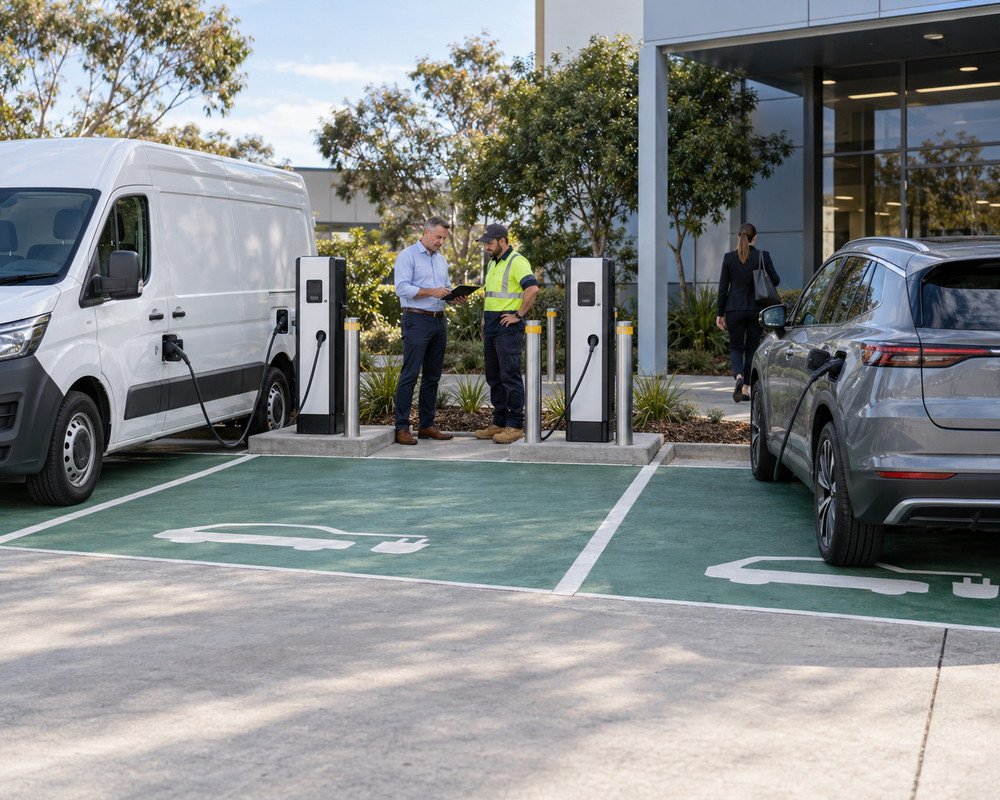 Charge Fleets, Staff and Customers, Frostac install in Australia