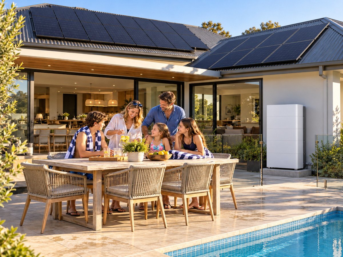 13kW solar array on a large home