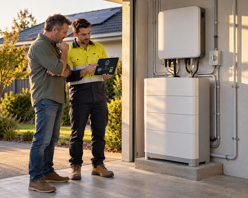 Should You Add a Battery to a 6.6kW System?, Frostac install in Australia