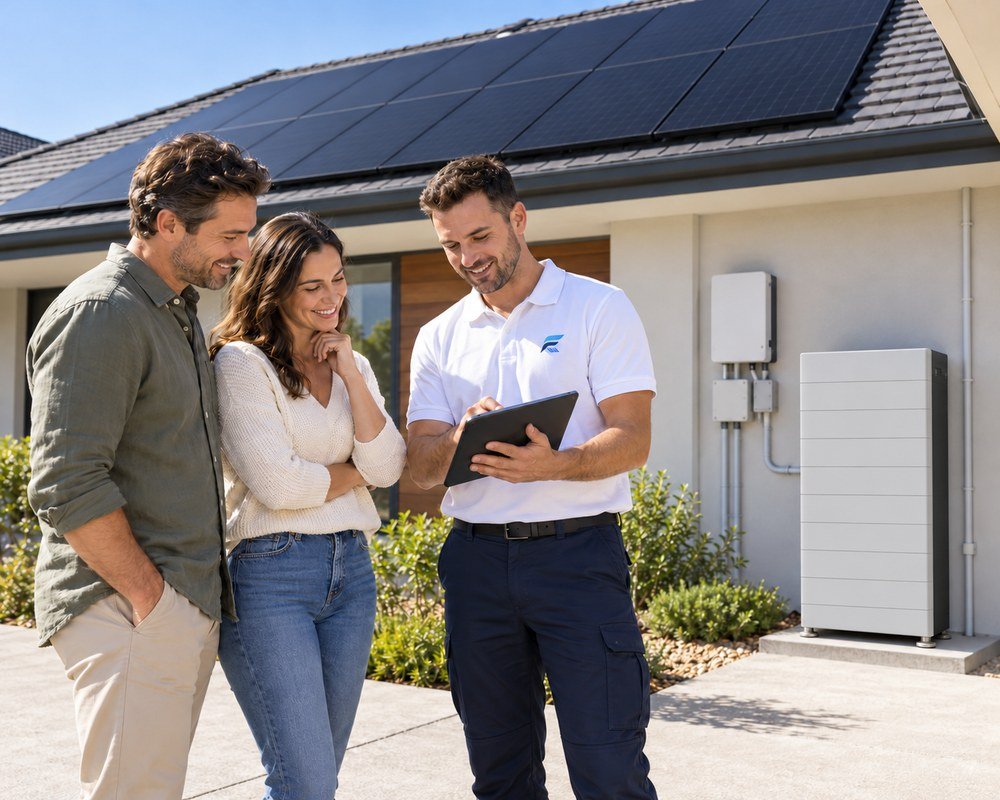 Choose Your Solar and Battery Package, Frostac install in Australia